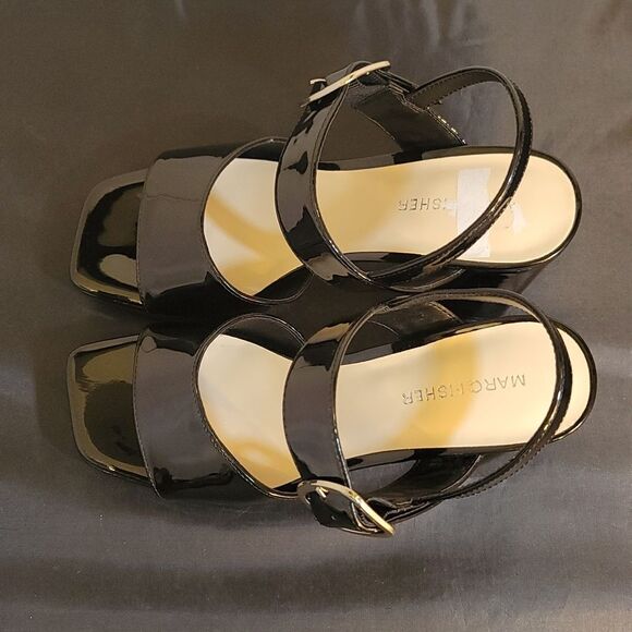 BRAND NEW MARC FISHER WOMEN'S GRADUATE BLOCK HEEL DRESS SANDAL S2 - Picture 9 of 16
